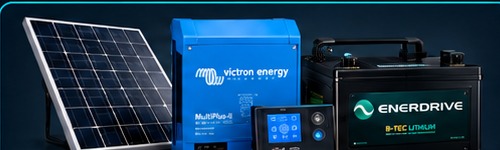 Solar, Victron and Enerdrive off-grid caravan power equipment